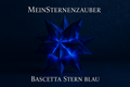 Bascetta Stern blau, handgefaltet, aus Papier, festliche Dekoration, Weihnachtsdeko, Handarbeit, MeinSternenzauber. Hochzeitstisch, elegant, Handgefaltete Bascetta Sterne in verschiedenen Farben, dekorativ,