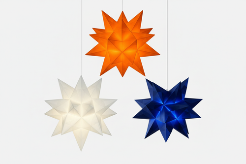 3er-Set Bascetta Sterne 30cm